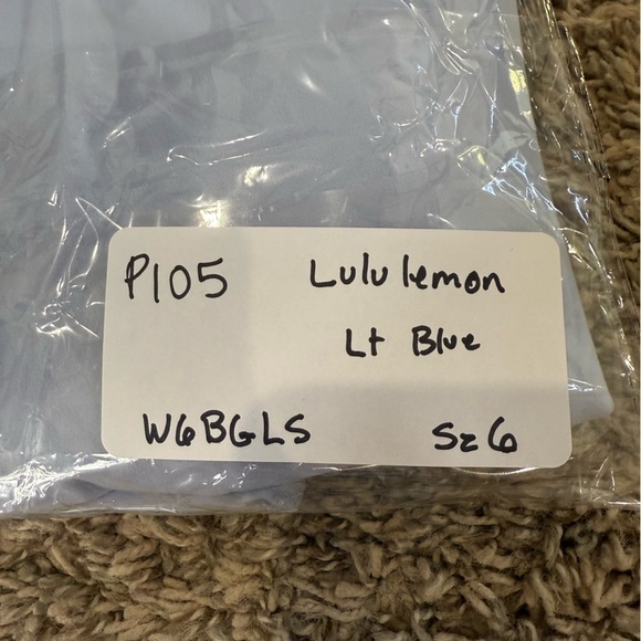 Lululemon Align High-Rise Crop 23" Pastel Blue Leggings Size 6 - Picture 13 of 13